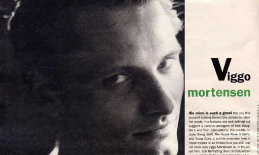 Viggo Mortensen in Interview magazine, June 2006