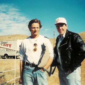 Viggo Mortensen in Vanishing Point behind the scenes