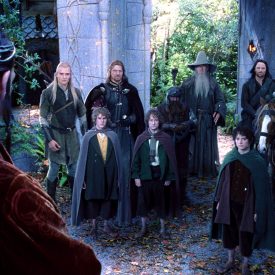 the Fellowship prepares to leave Rivendell