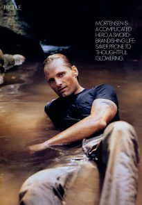 Viggo Mortensen in Elle, Dec. 2001