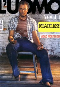 Viggo Mortensen in L'uomo Vogue April 2004 cover
