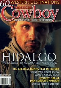 Viggo Mortensen magazine cover - American Cowboy March 2004