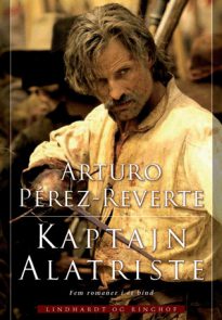 Viggo Mortensen as Alatriste book cover (Denmark)