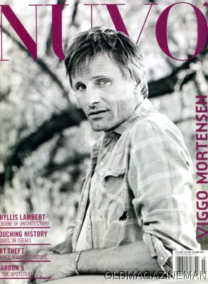 Viggo Mortensen on NUVO magazine cover Autumn 2007