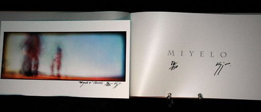 Miyelo book, autographed