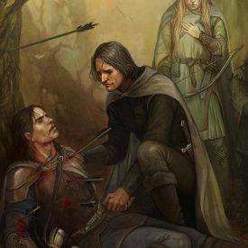 The Death of Boromir by Julia Alex (Julaxart@DeviantArt)