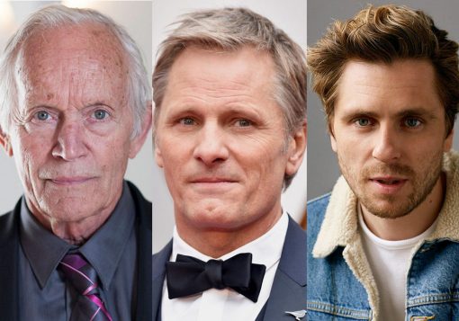 Lance Henriksen, Viggo Mortensen, & Sverrir Gudnason, projected leads of Falling