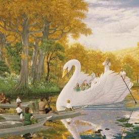 Farewell to Lorien by Ted Nasmith