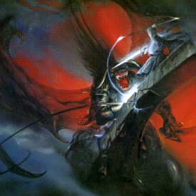 Gandalf and the Balrog by John Howe