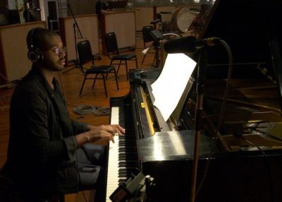 Kris Bowers working on the Green Book soundtrack