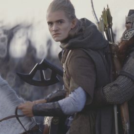 Legolas & Gimli riding Arod in The Return of the King