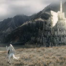 Gandalf & Shadowfax gallop to Minas Tirith in The Return of the King