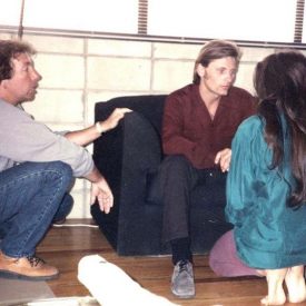 Viggo Mortensen & Anzu Lawson with director Frank Capella in American Yakuza