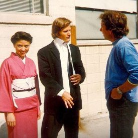 Anzu Lawson & Viggo Mortensen with director Frank Capella in American Yakuza