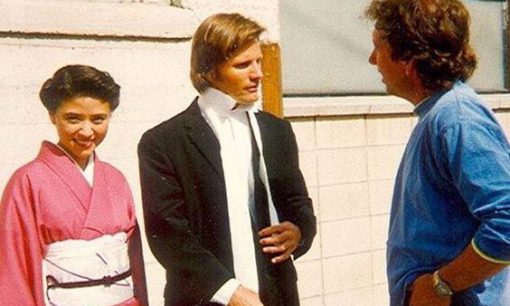 Anzu Lawson & Viggo Mortensen with director Frank Capella in American Yakuza